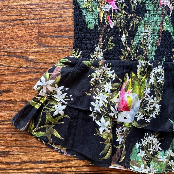 ISABEL MARANT Etoilé Smocked Floral Skirt - Picture 8 of 8